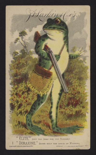 Advertisement for J D Larkin & Co soap, Buffalo, New York by American School
